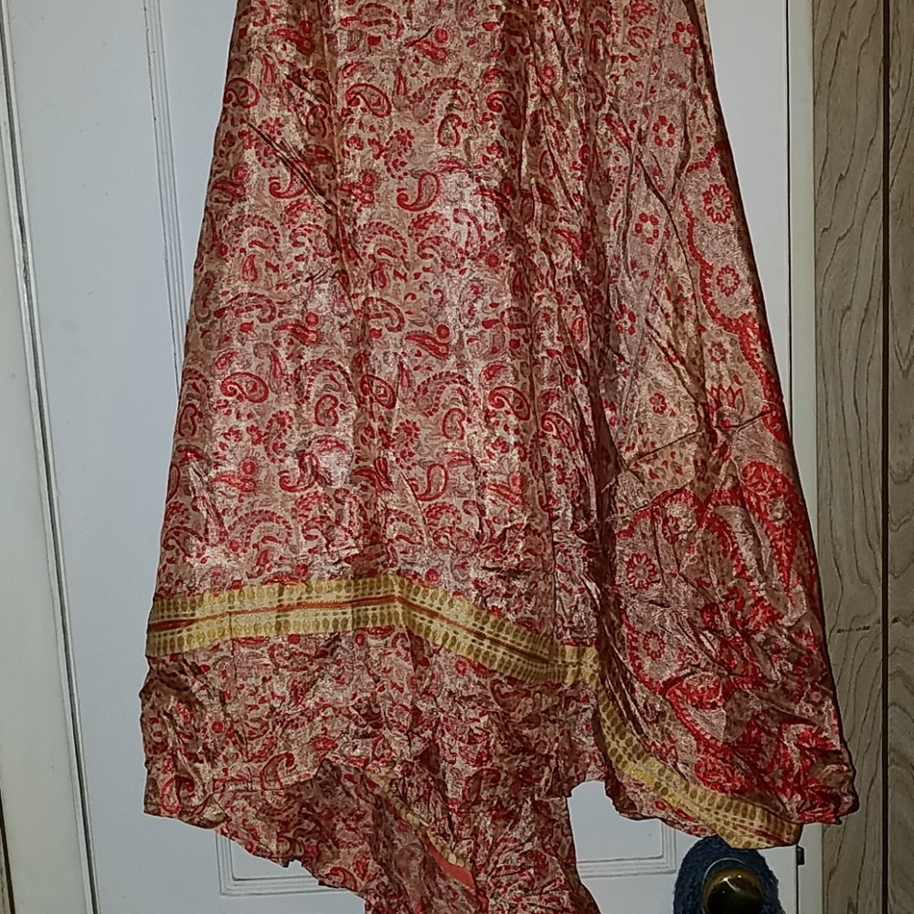 Wrap sari sarong skirt